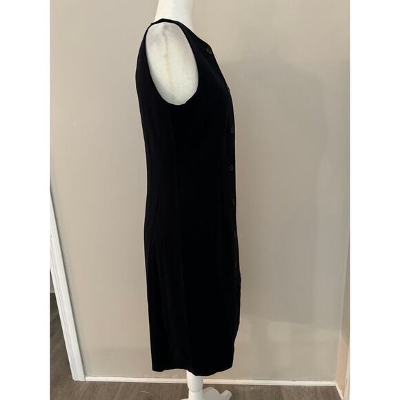 Talbots Collection Dark Blue Sleeveless Dress - Size 6 - Picture 4 of 9